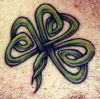 celtic knot clover tattoo pic